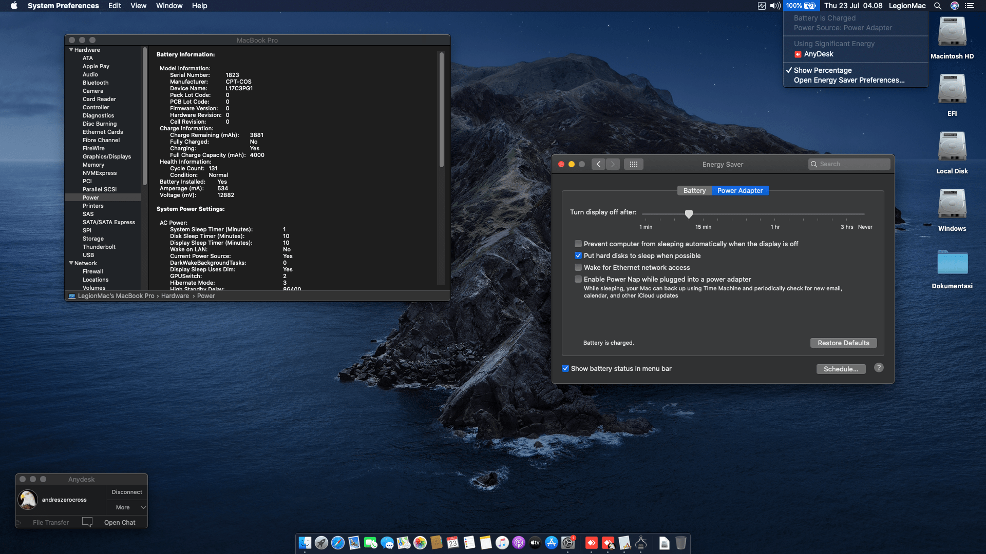 Lenovo Legion Y530 15ICH [CoffeeLake   Intel UHD 630 + I2C] 7